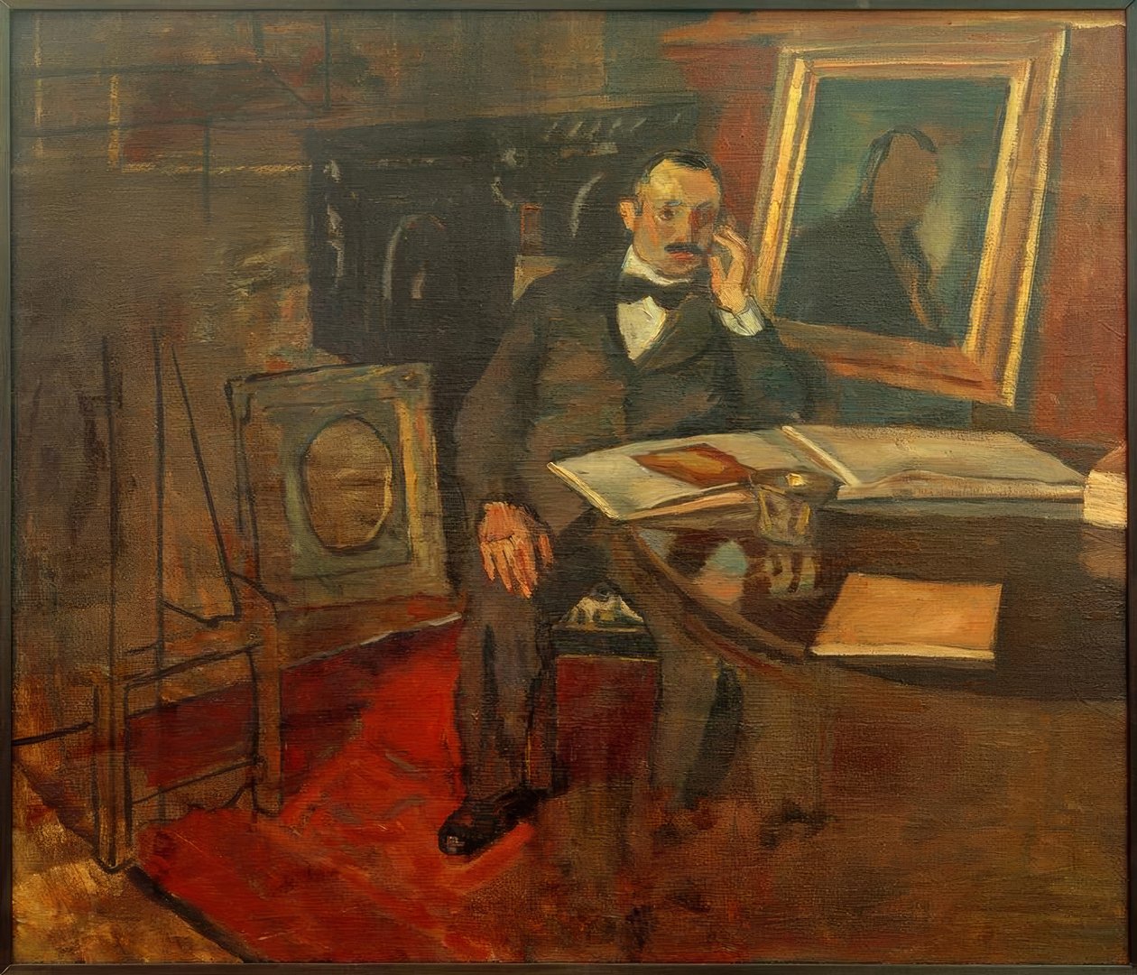 Portret van Ludwig Löb Prager door Albert Weisgerber