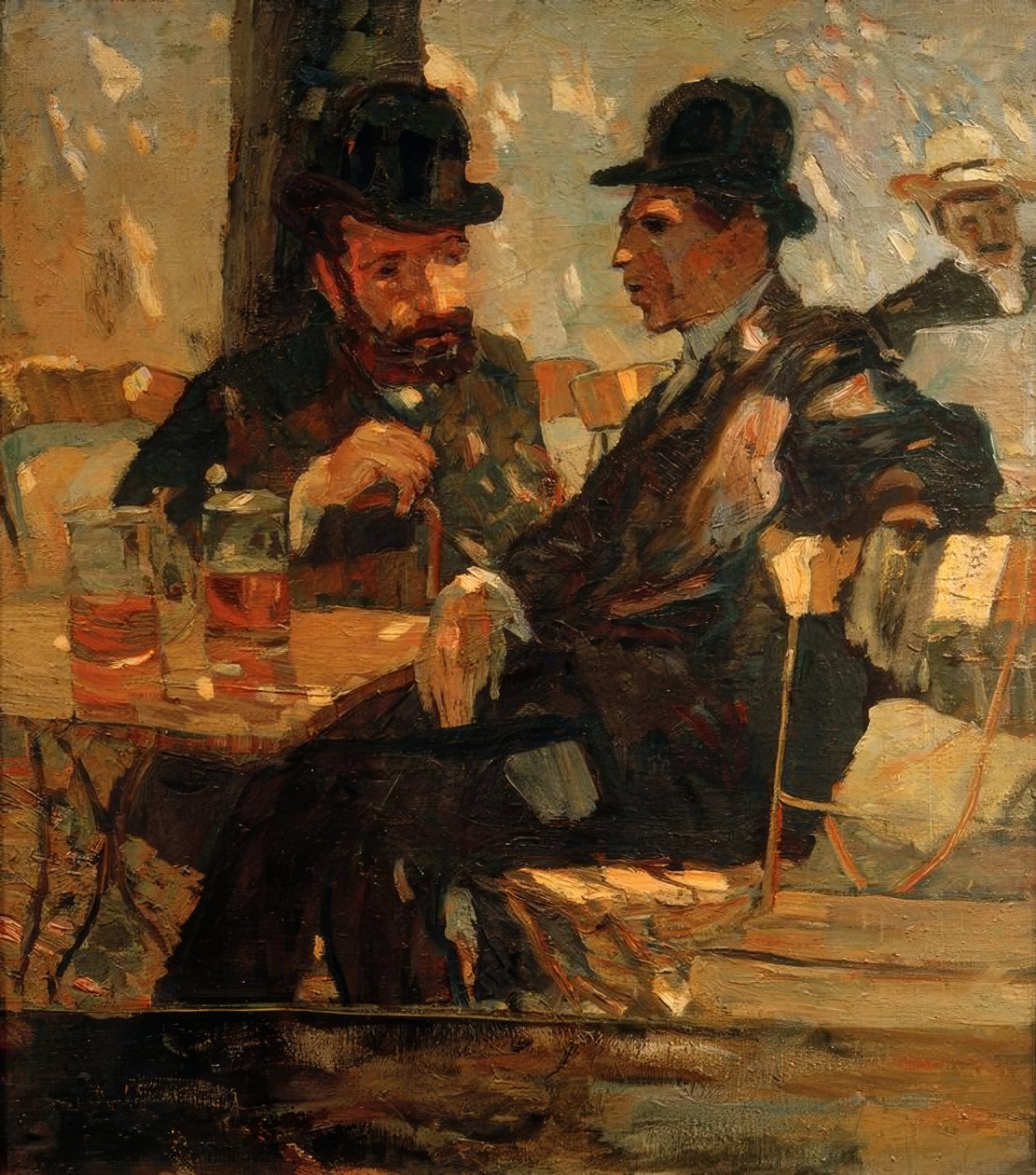In de biertuin door Albert Weisgerber