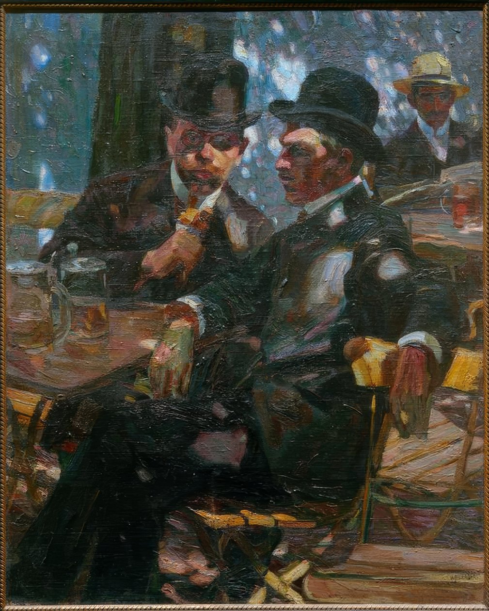 In de biertuin door Albert Weisgerber