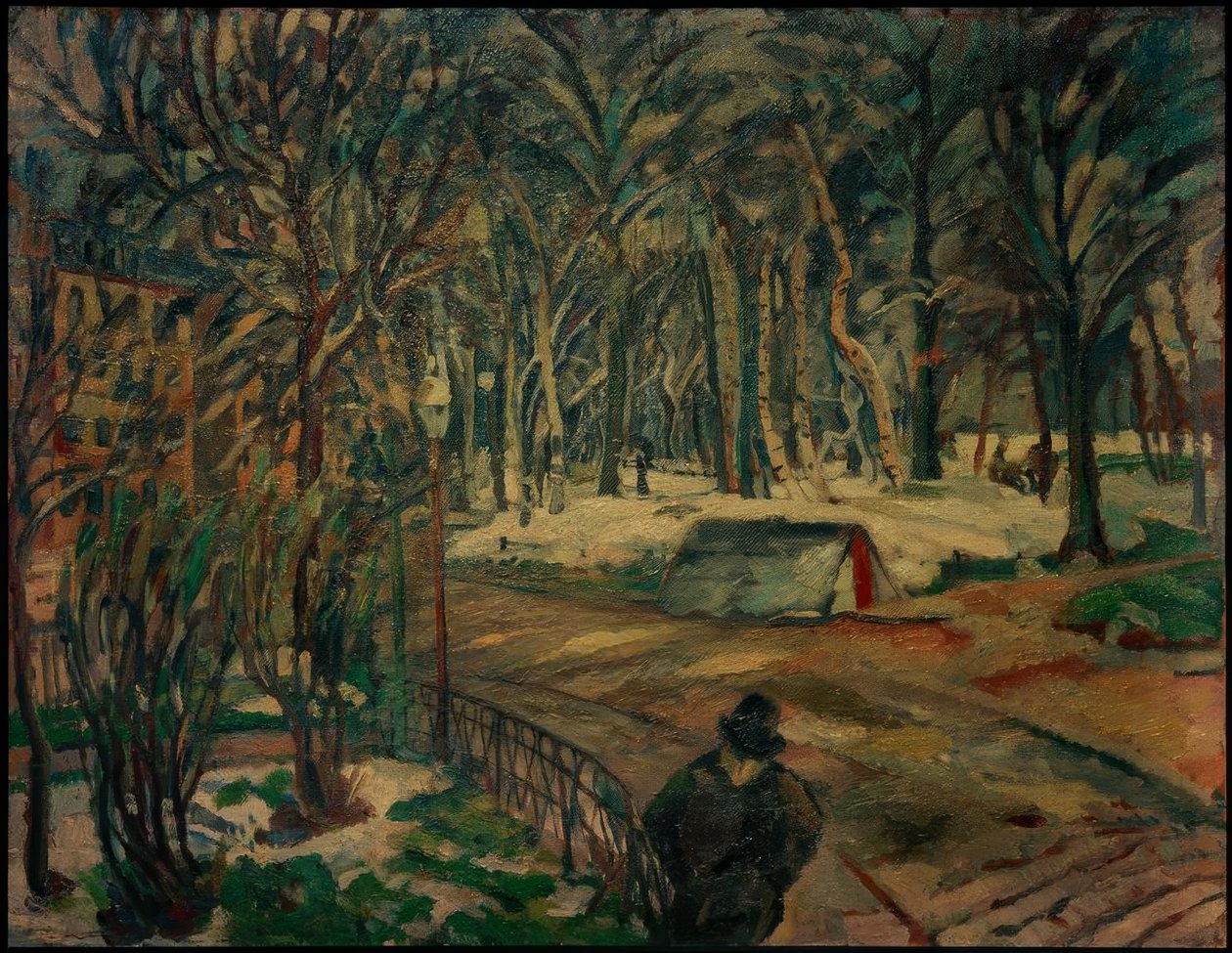 In de Engelse Tuin door Albert Weisgerber