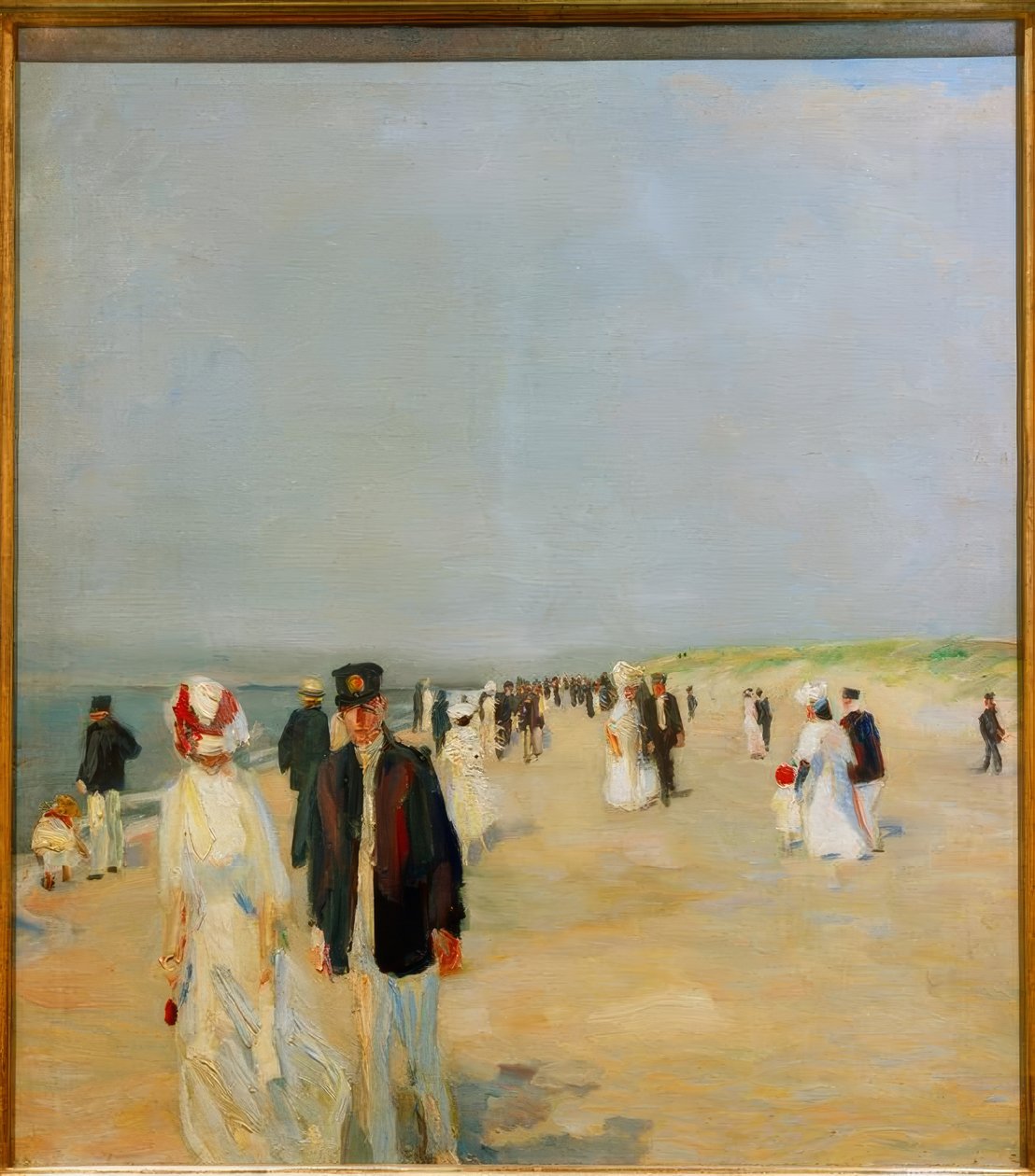 Strand op Norderney door Albert Weisgerber