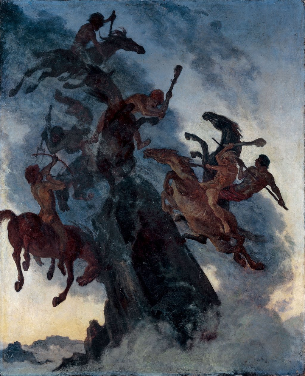 Mist Rijders door Albert Welti