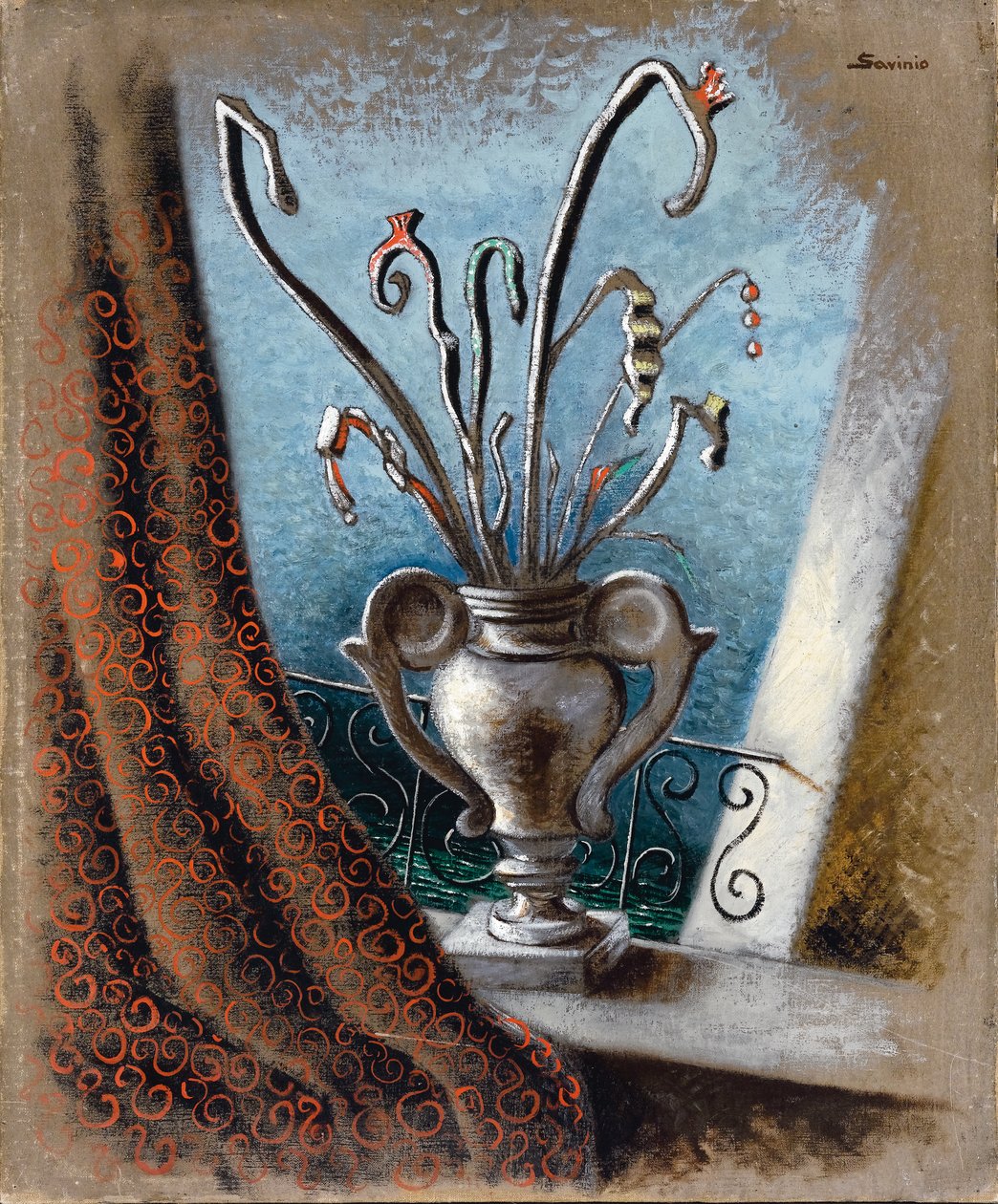 Bloemen door Alberto  Savinio