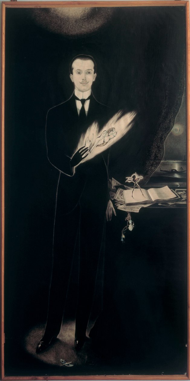 Zelfportret door Alberto Martini