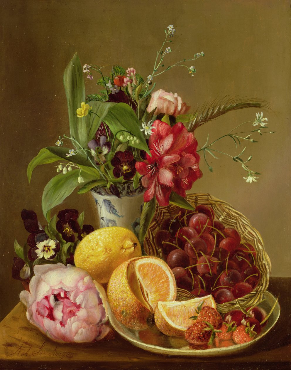 Stilleven door Albertus Steenberghen