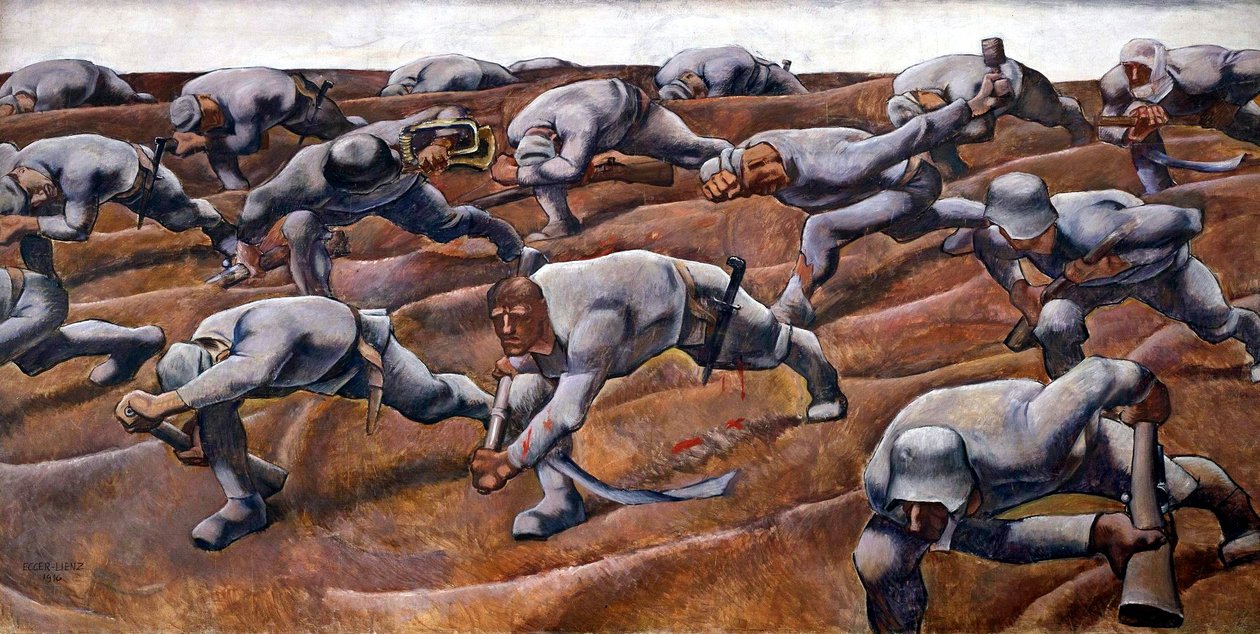 De naamloze door Albin Egger Lienz