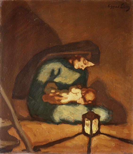 Madonna door Albin Egger Lienz