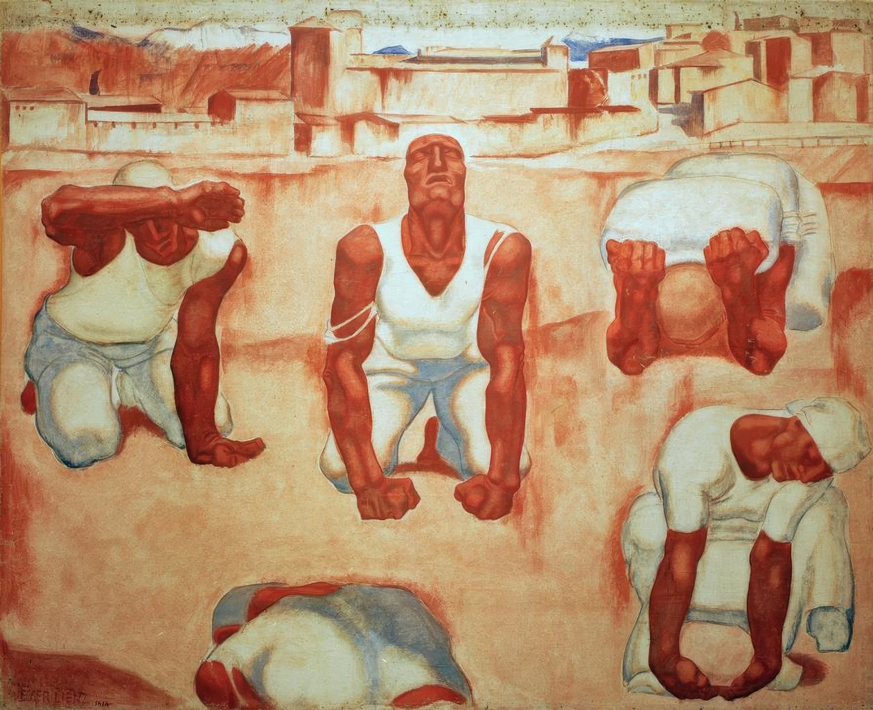 De Mens door Albin Egger Lienz