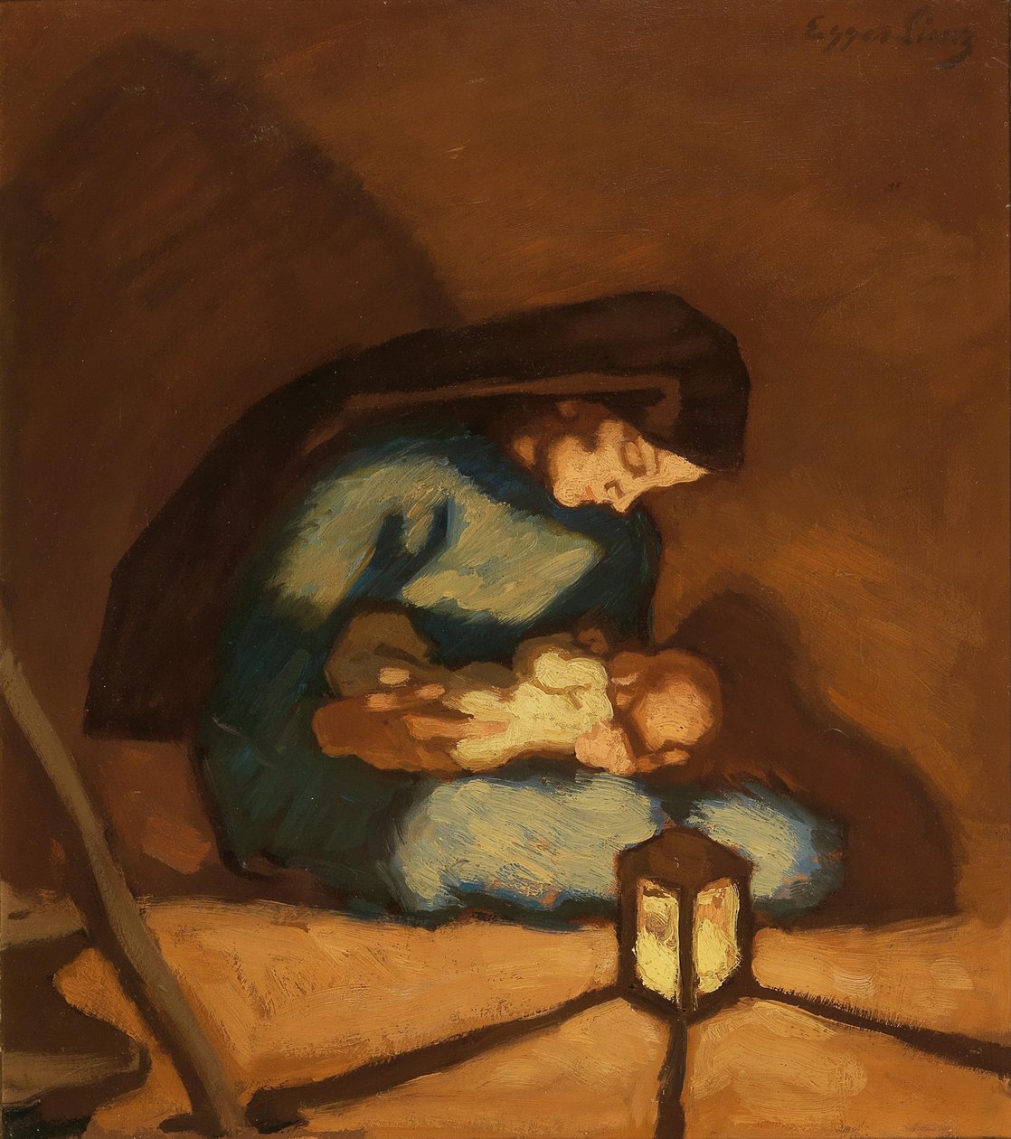 Madonna door Albin Egger Lienz