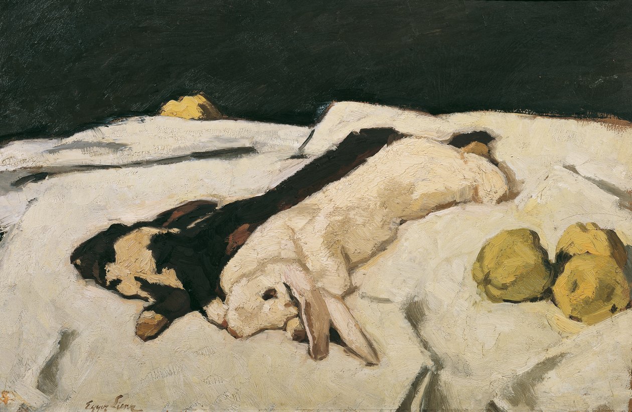 Dode Hazen door Albin Egger Lienz