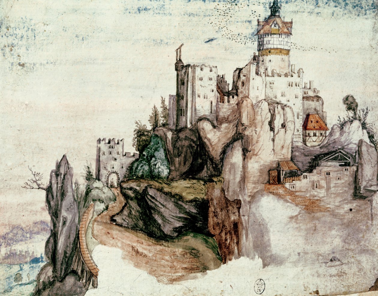 Versterkt kasteel door Albrecht Dürer