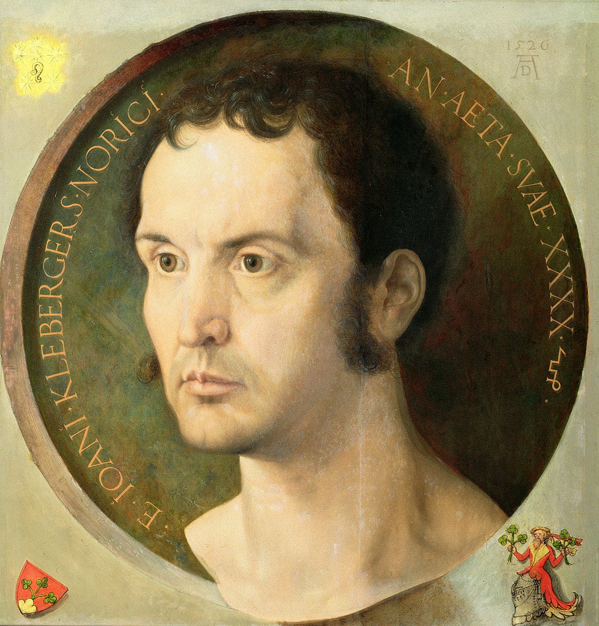 Johannes Kleberger, 40 jaar oud, 1526 door Albrecht Dürer