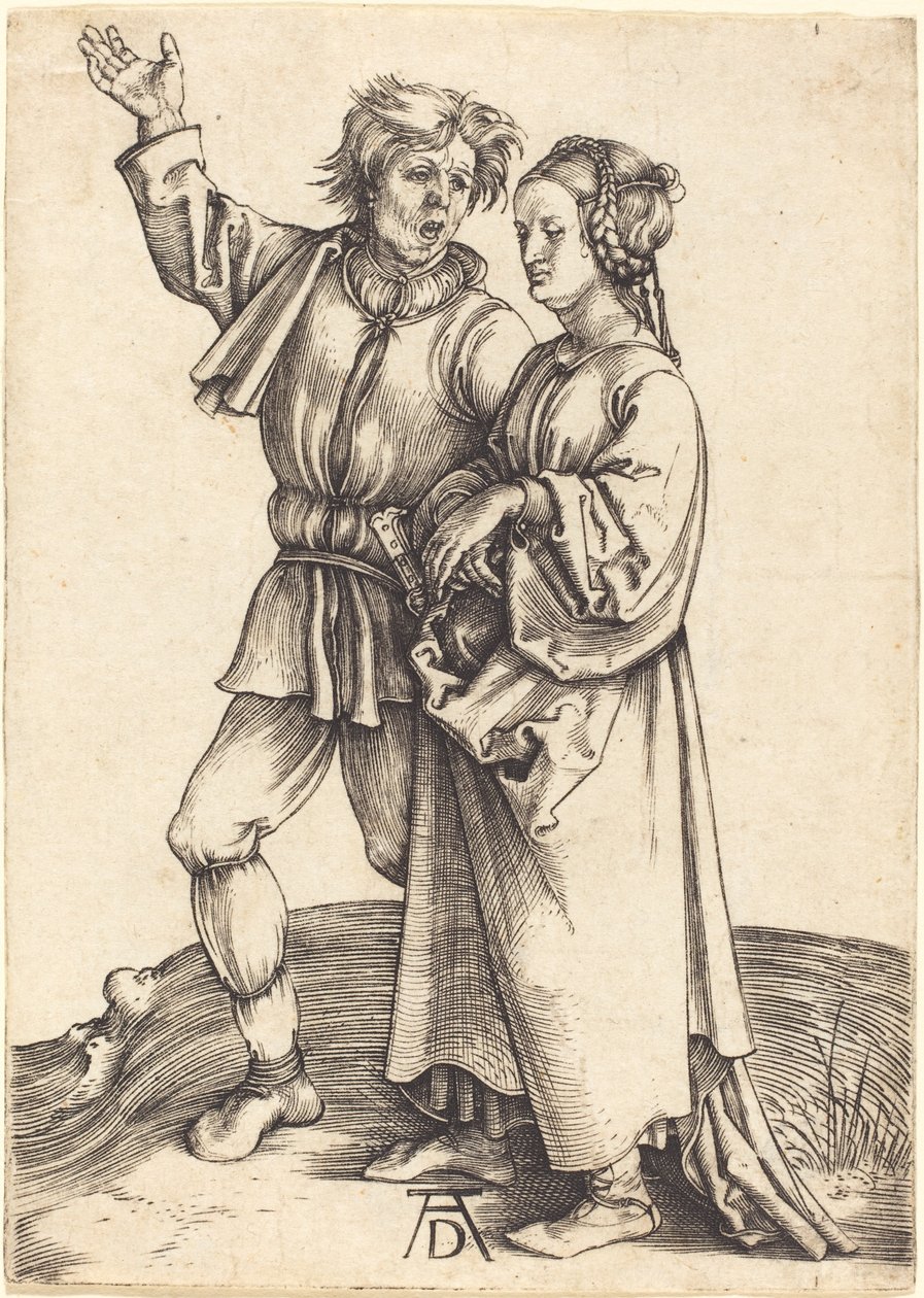 Boer en zijn vrouw door Albrecht Dürer
