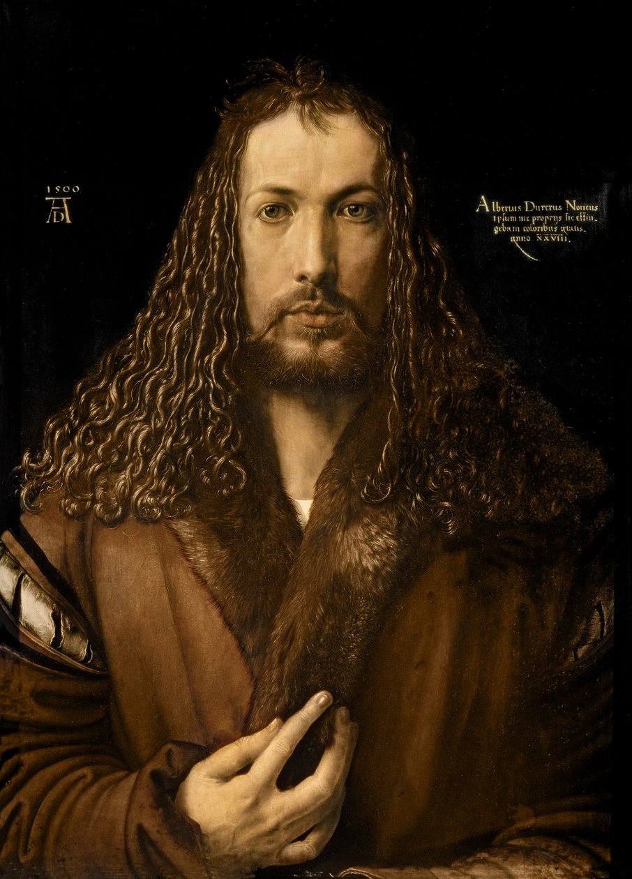 Zelfportret op achtentwintigjarige leeftijd door Albrecht Dürer