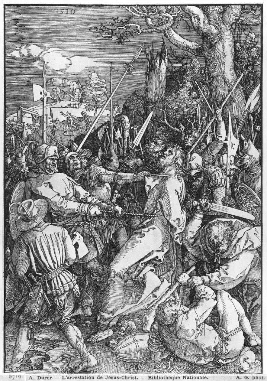 De arrestatie van Jezus Christus, 1510 door Albrecht Dürer