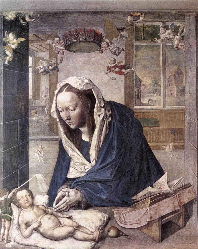 Het Dresden Altaarstuk (middenpaneel) door Albrecht Dürer