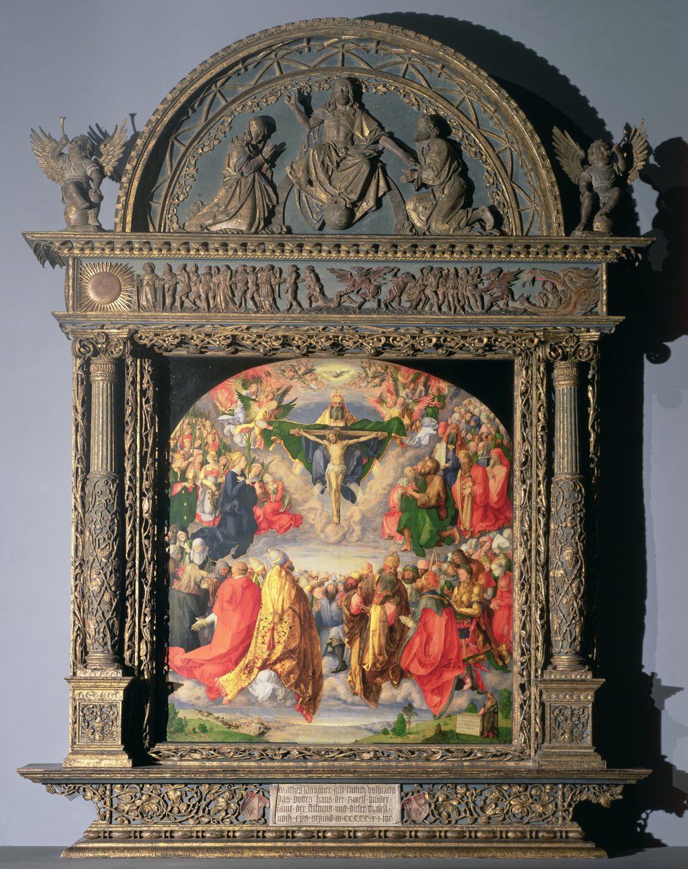 Het Landauer Altaarstuk, Allerheiligen, 1511 door Albrecht Dürer