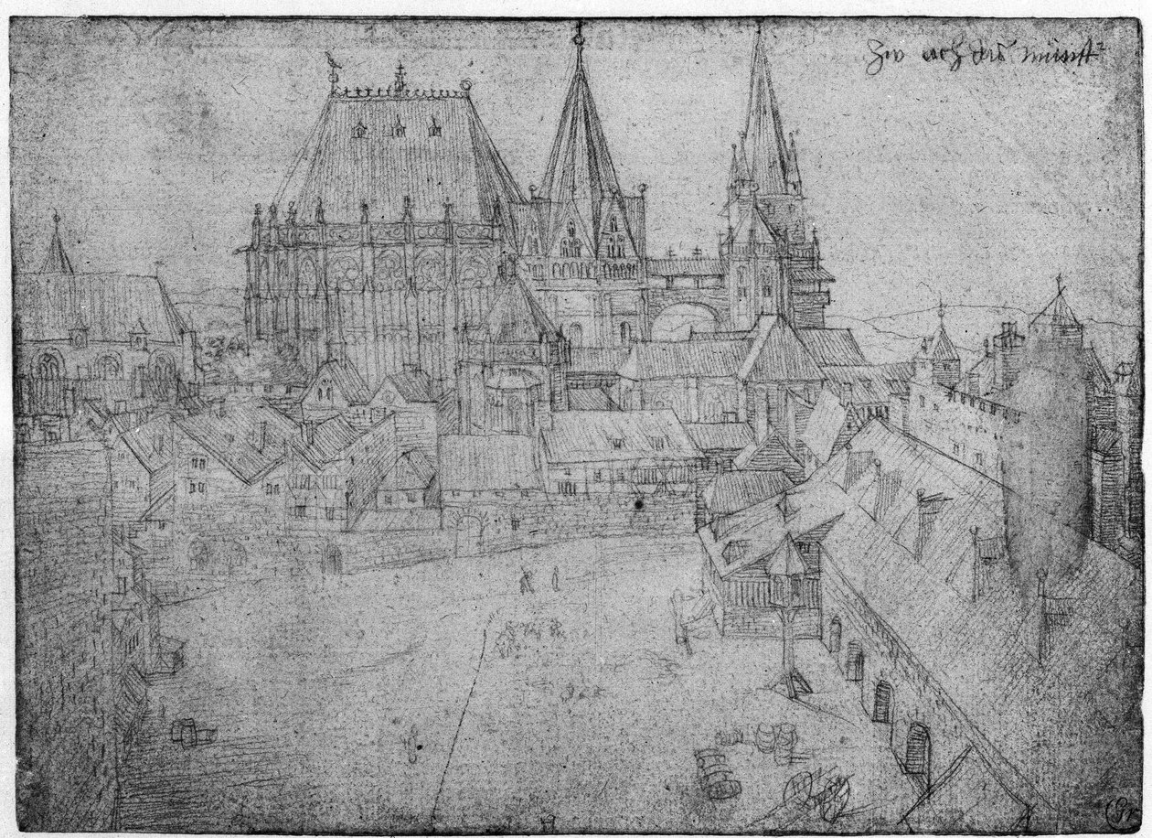 De Dom van Aken, 1520 door Albrecht Dürer