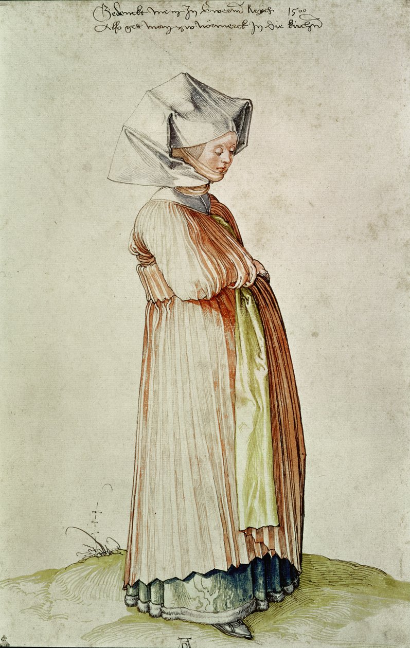 Vrouw uit Neurenberg door Albrecht Dürer