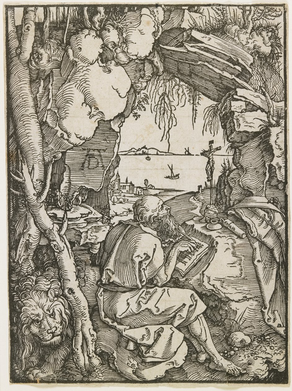 Sint Hiëronymus in een grot, 1512 door Albrecht Dürer