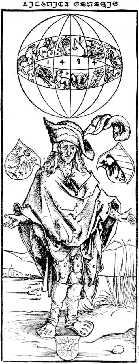 Syfilitische man, 1496 door Albrecht Dürer