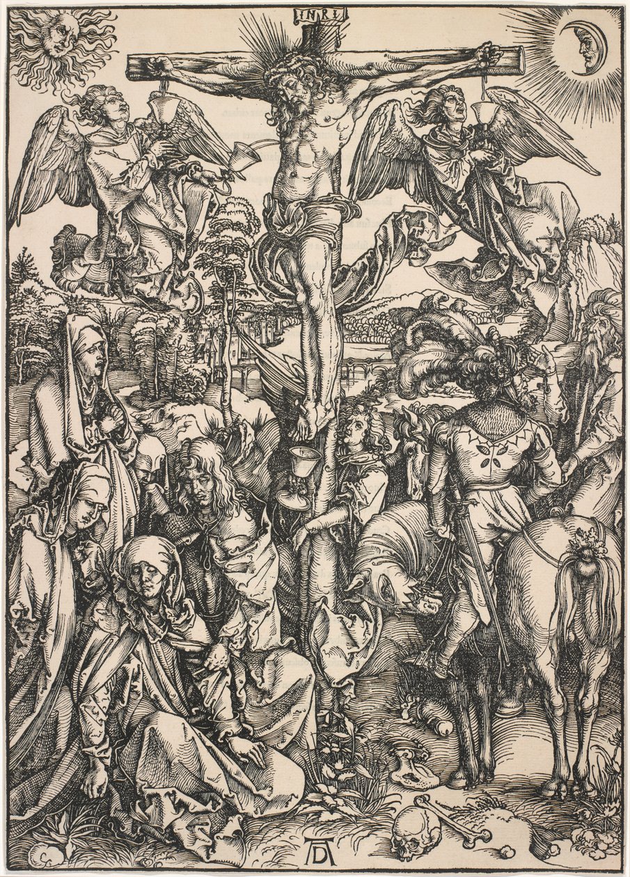 De Kruisiging, uit De Grote Passie door Albrecht Dürer