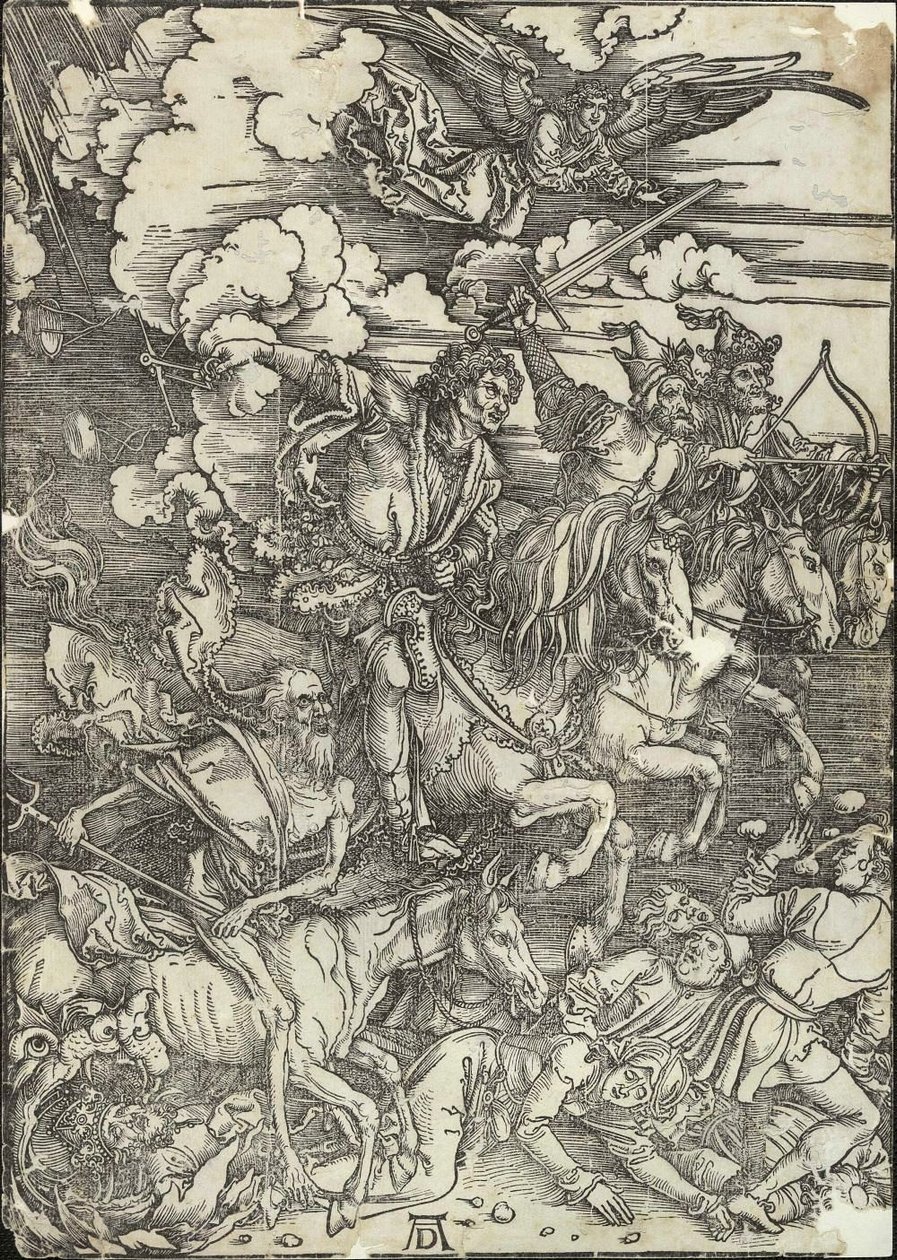 De Vier Ruiters van de Apocalyps door Albrecht Dürer