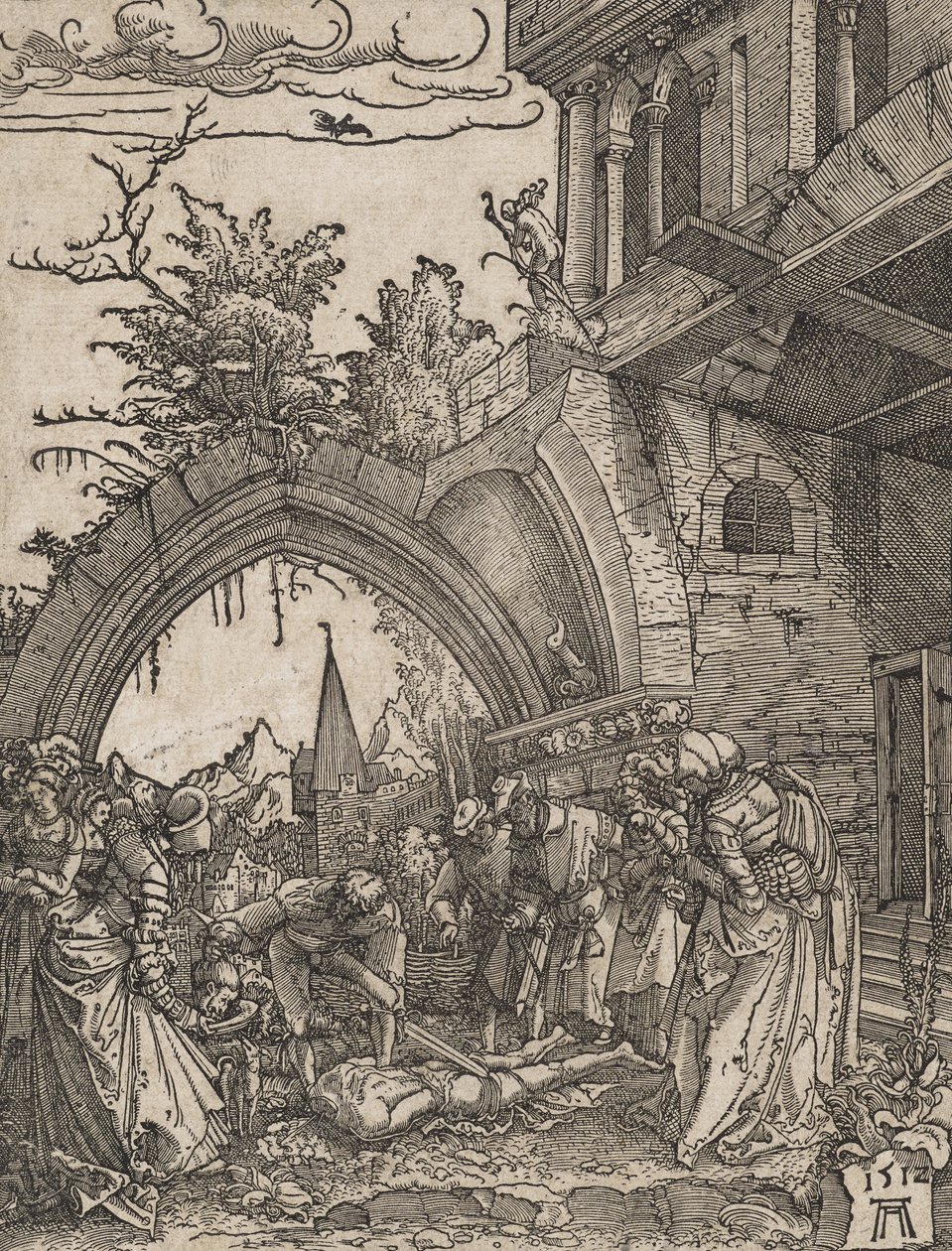 Onthoofding van Johannes de Doper door Albrecht Altdorfer