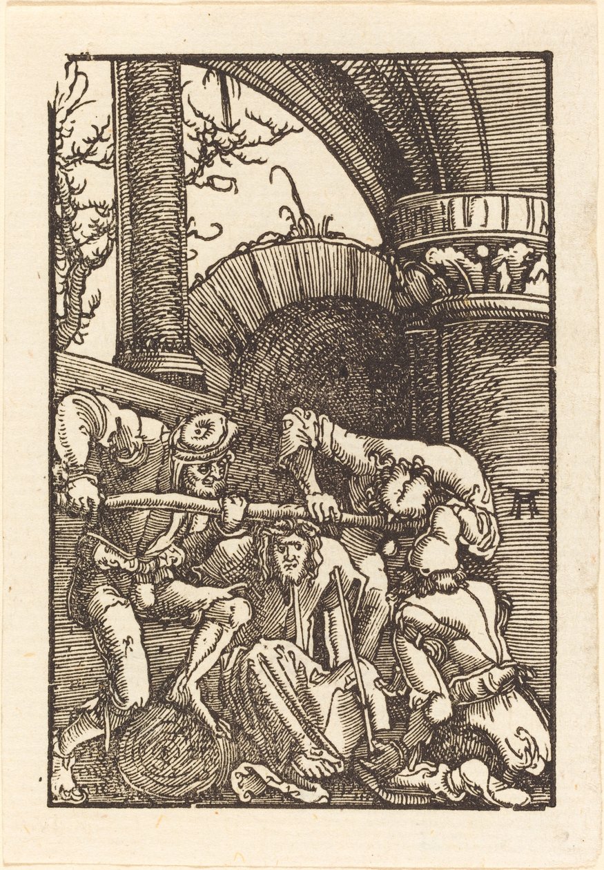 Christus gekroond met doornen door Albrecht Altdorfer