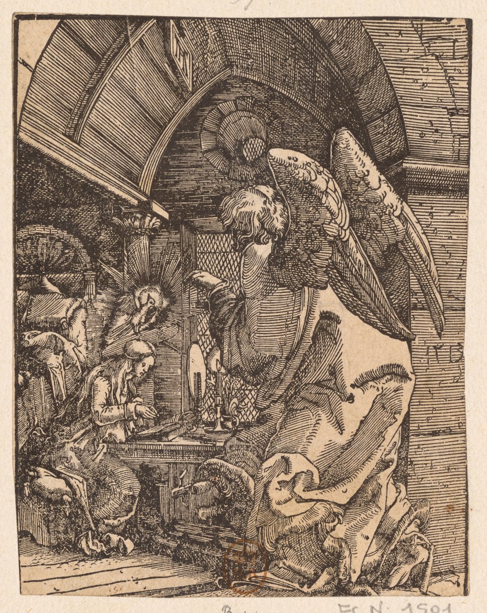 De Aankondiging, 1513 door Albrecht Altdorfer