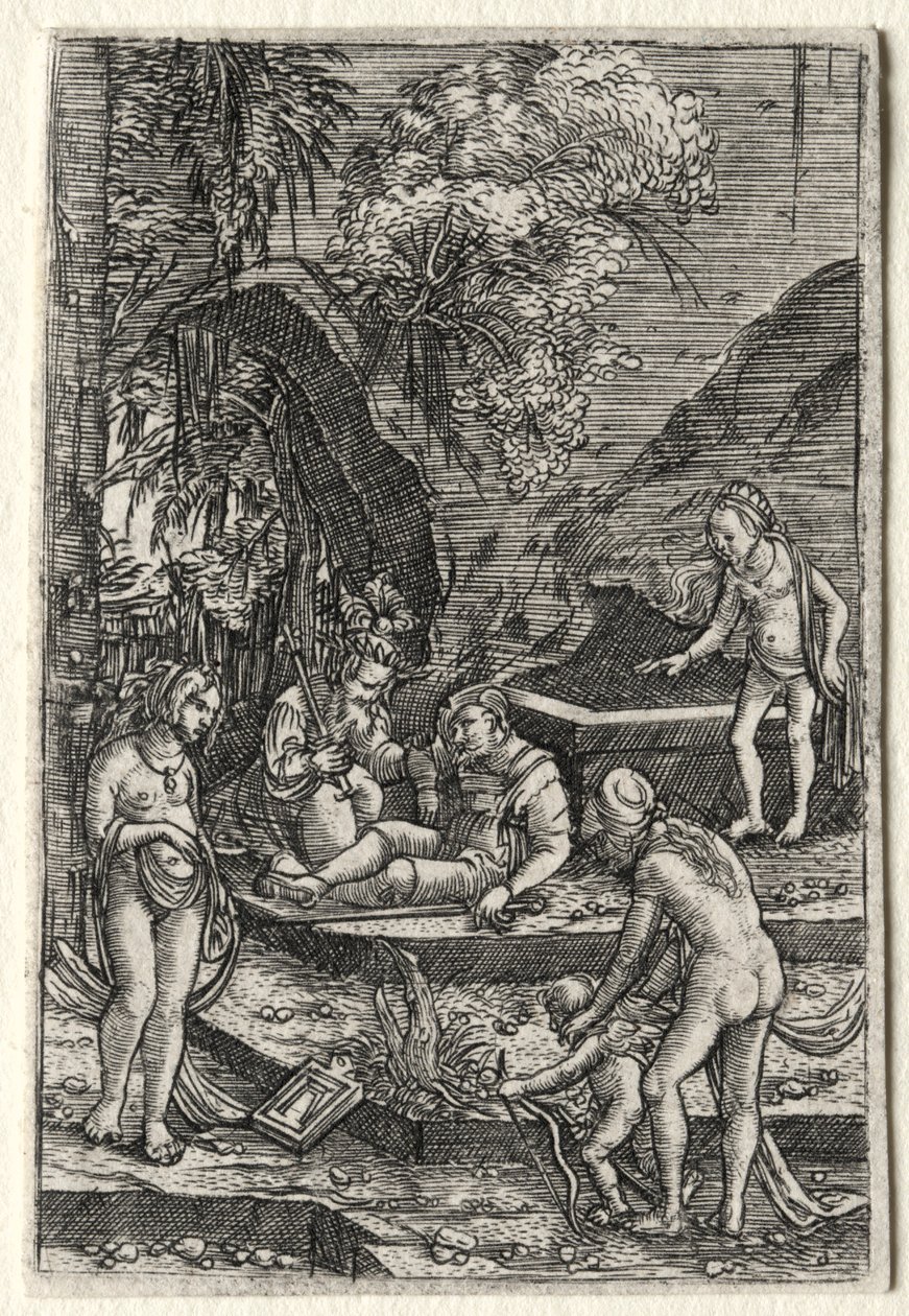Het oordeel van Paris, 1511 door Albrecht Altdorfer