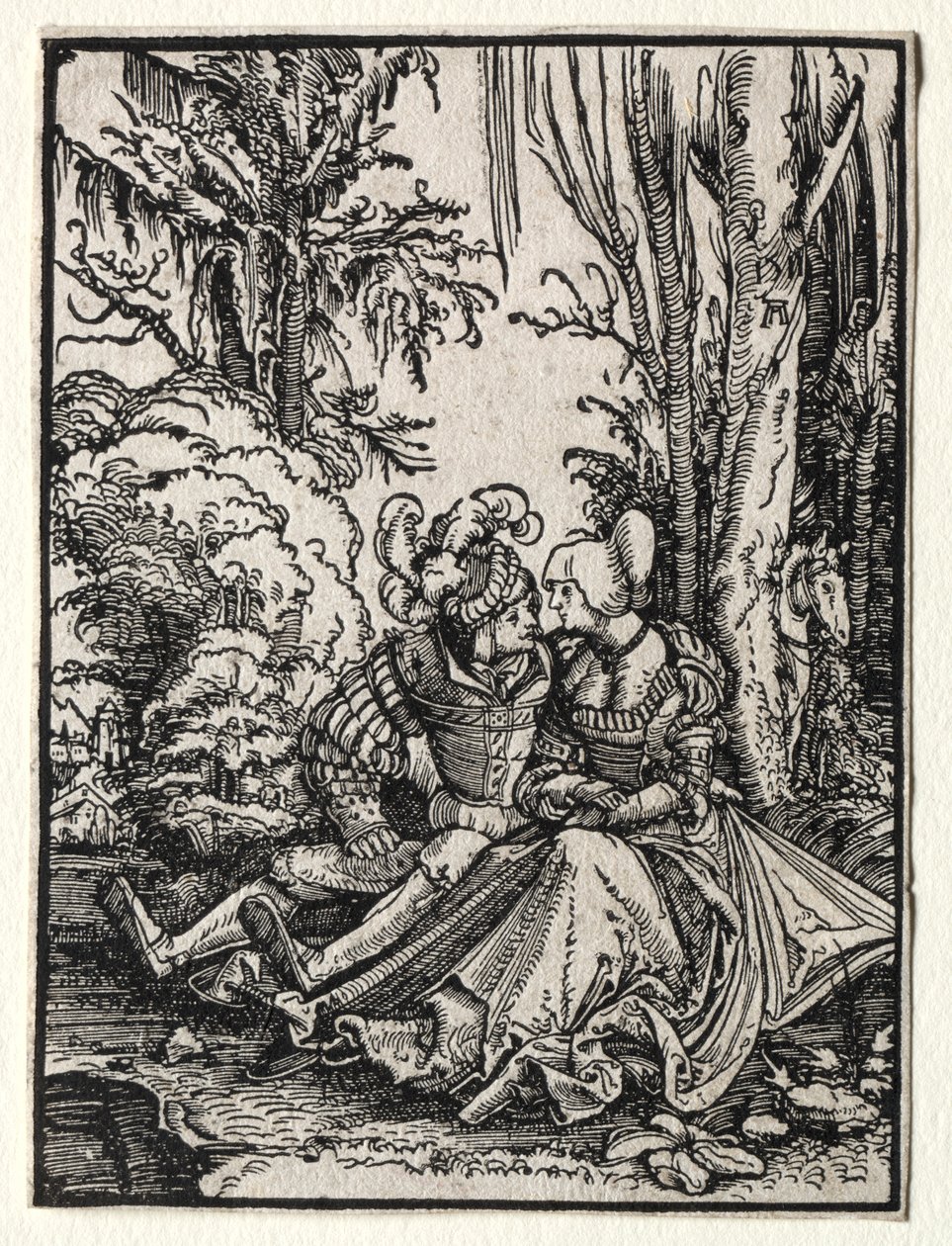 De Geliefden door Albrecht Altdorfer