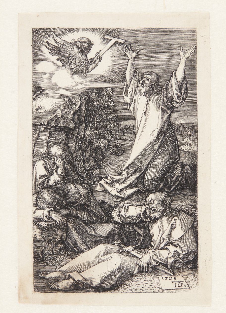 De doodsangst in de tuin door Albrecht Dürer
