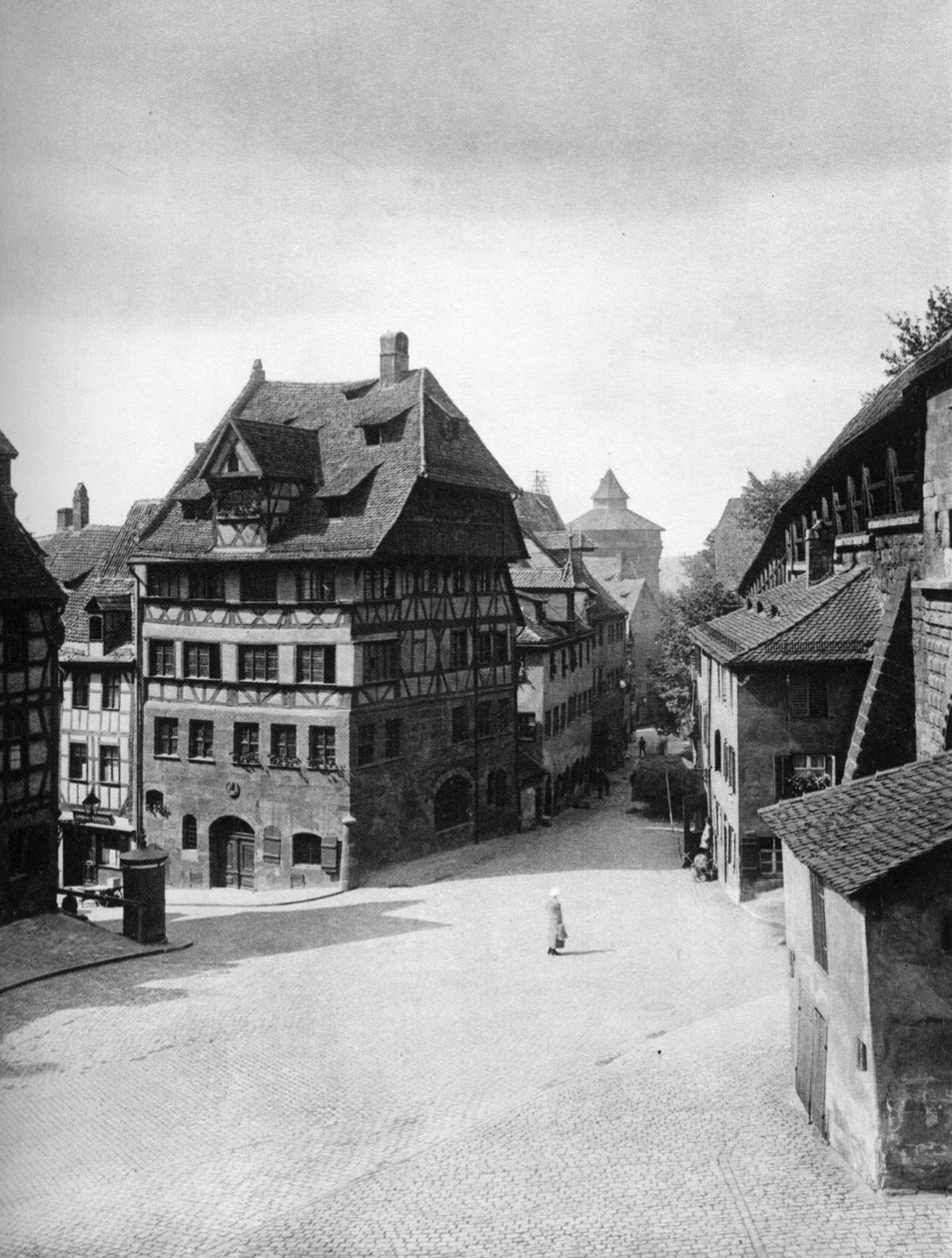 Albrecht Dürers huis, Neurenberg, 1936 door Albrecht Dürer