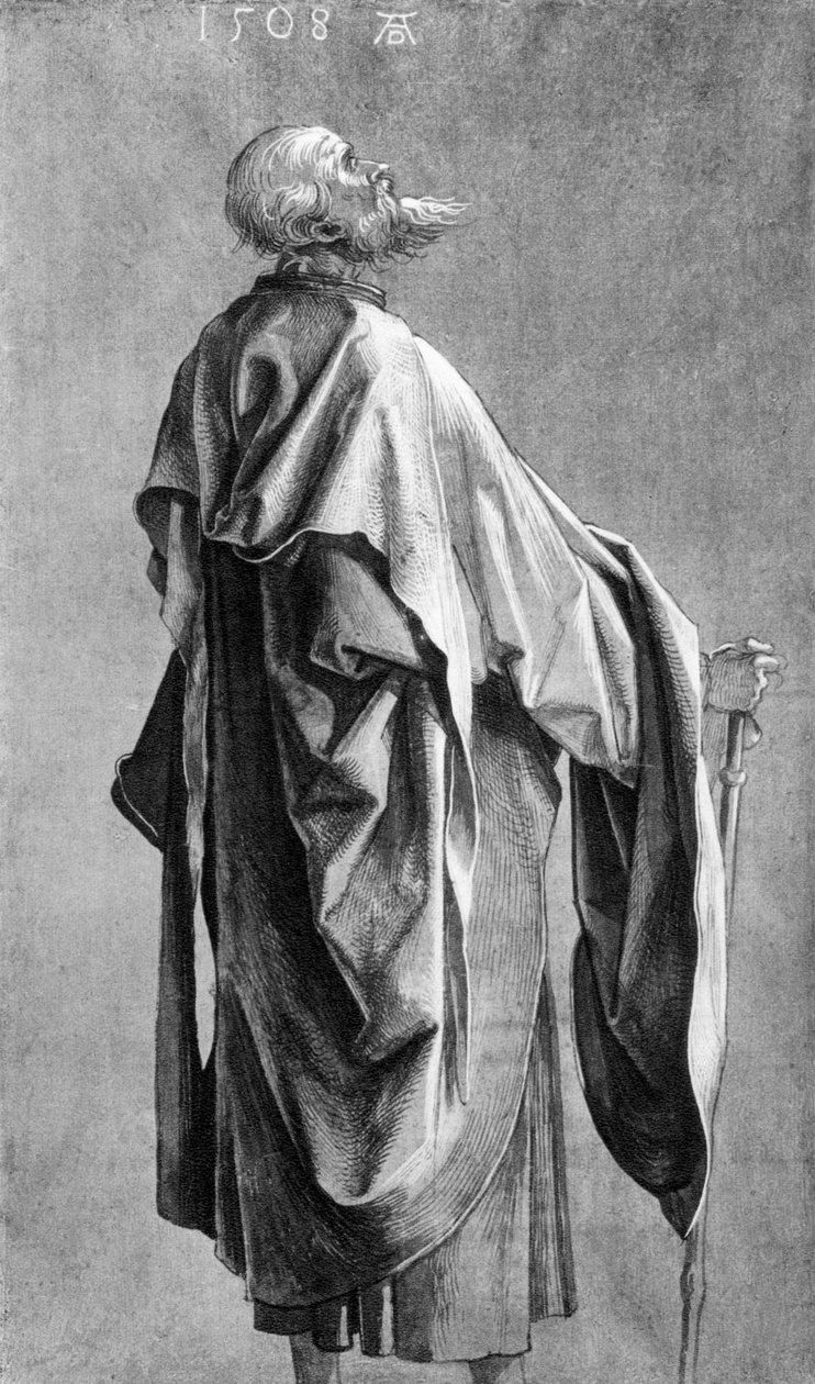 Apostel, 1508, 1936 door Albrecht Dürer