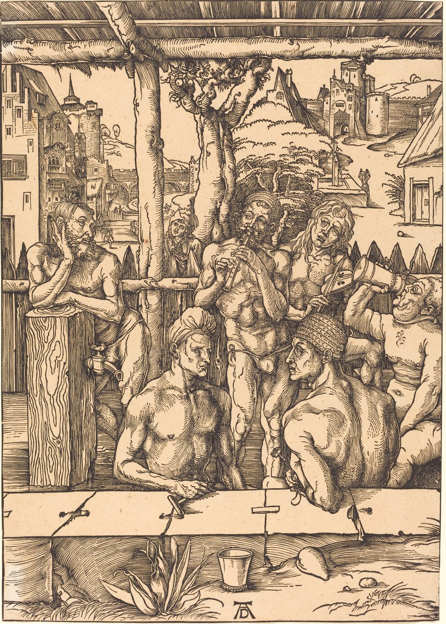 Badhuis door Albrecht Dürer