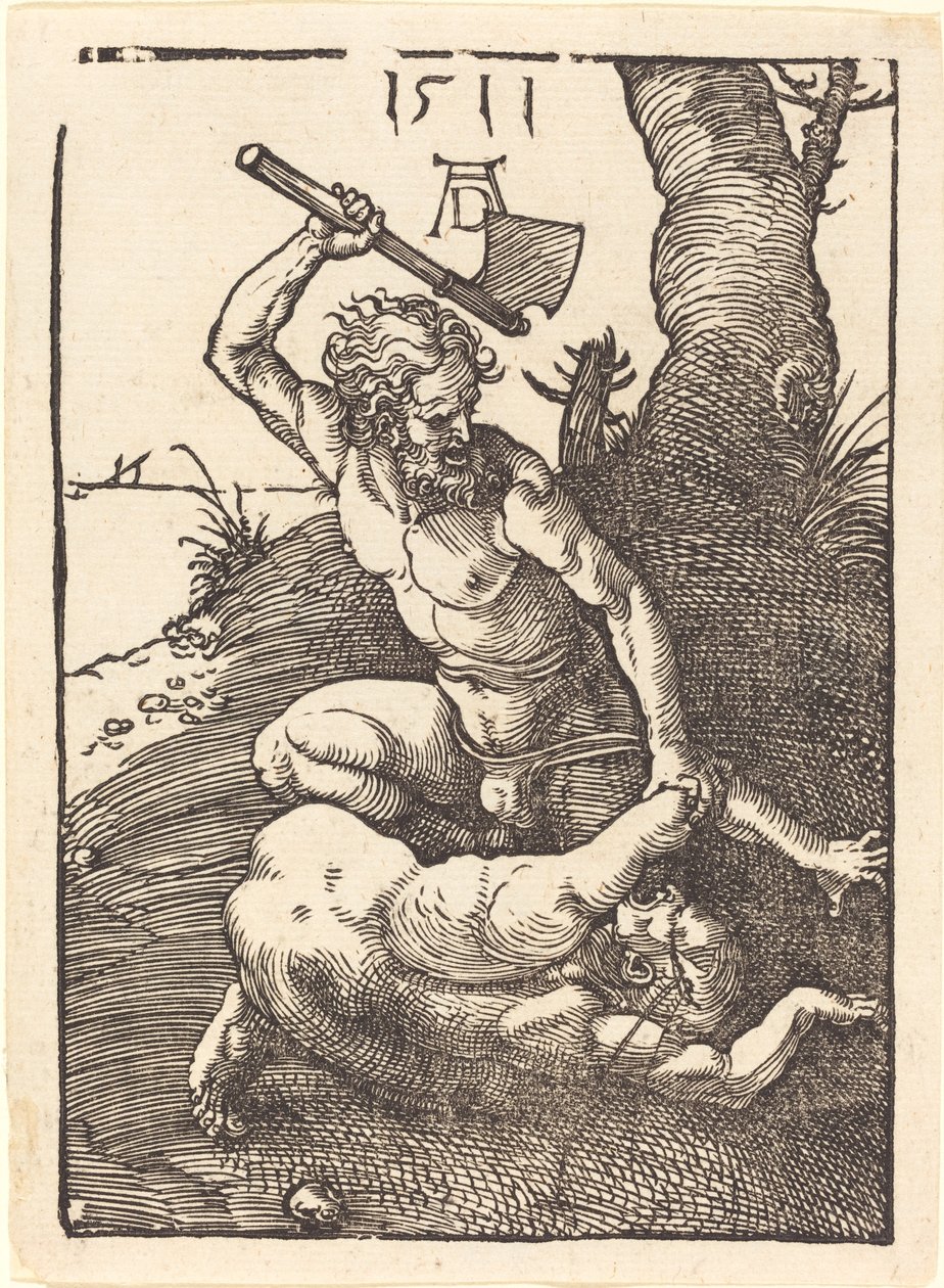 Kaïn doodt Abel door Albrecht Dürer