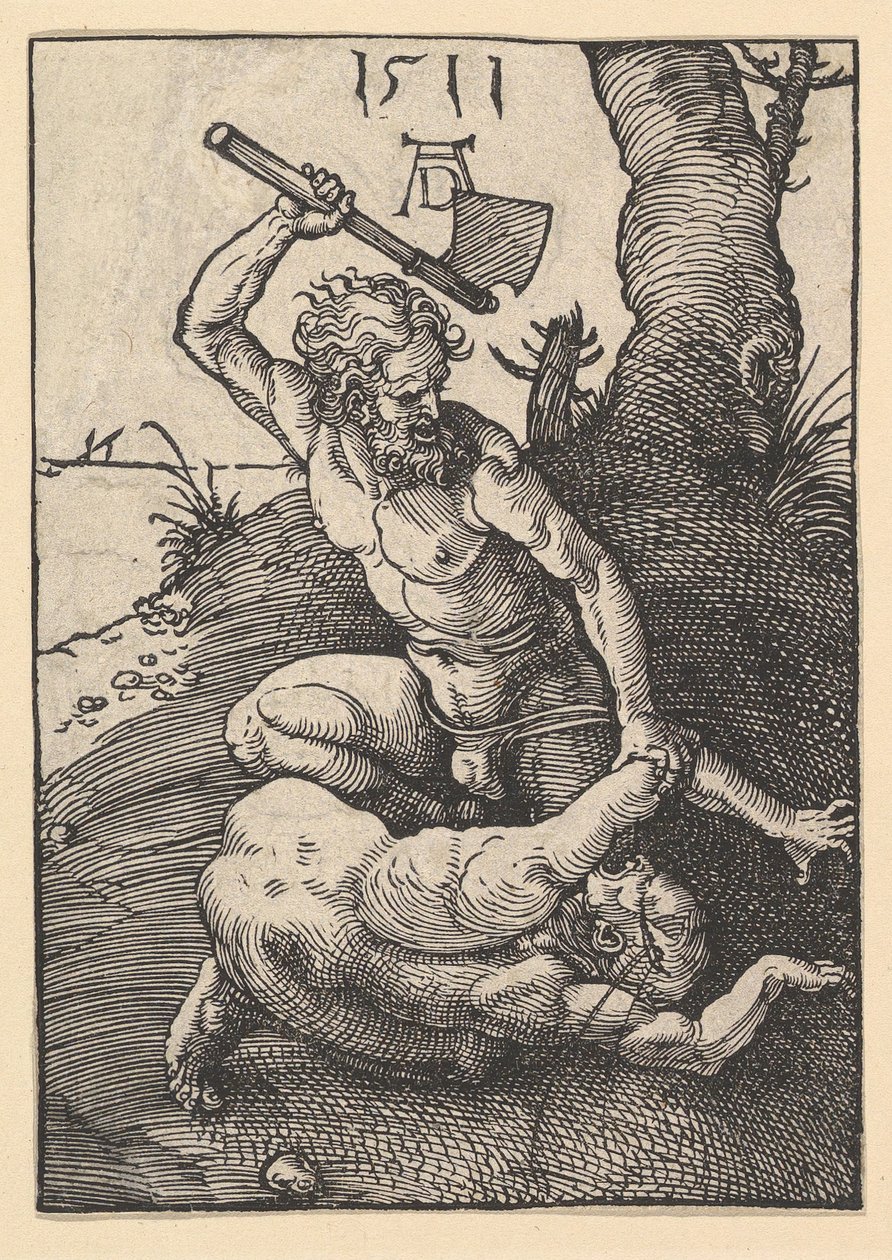 Kaïn doodt Abel door Albrecht Dürer