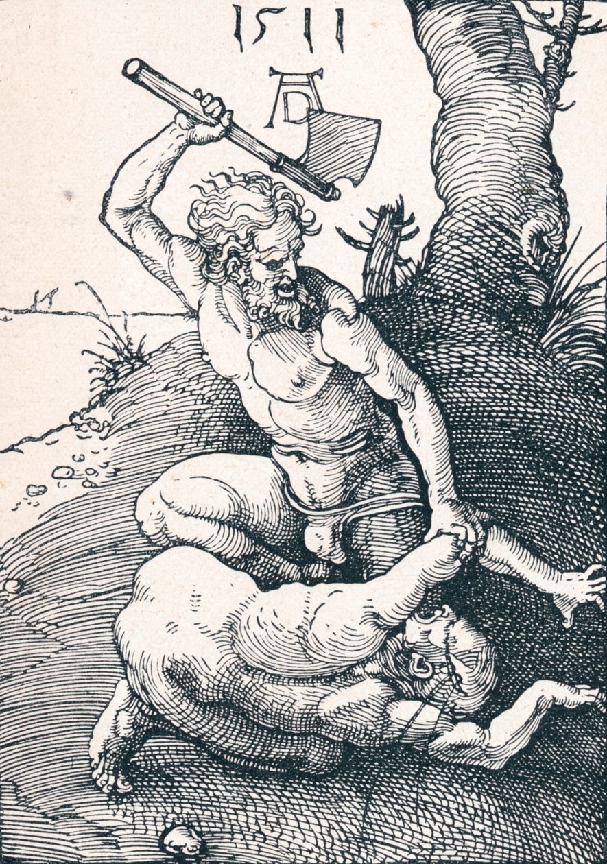 Kaïn doodt Abel door Albrecht Dürer