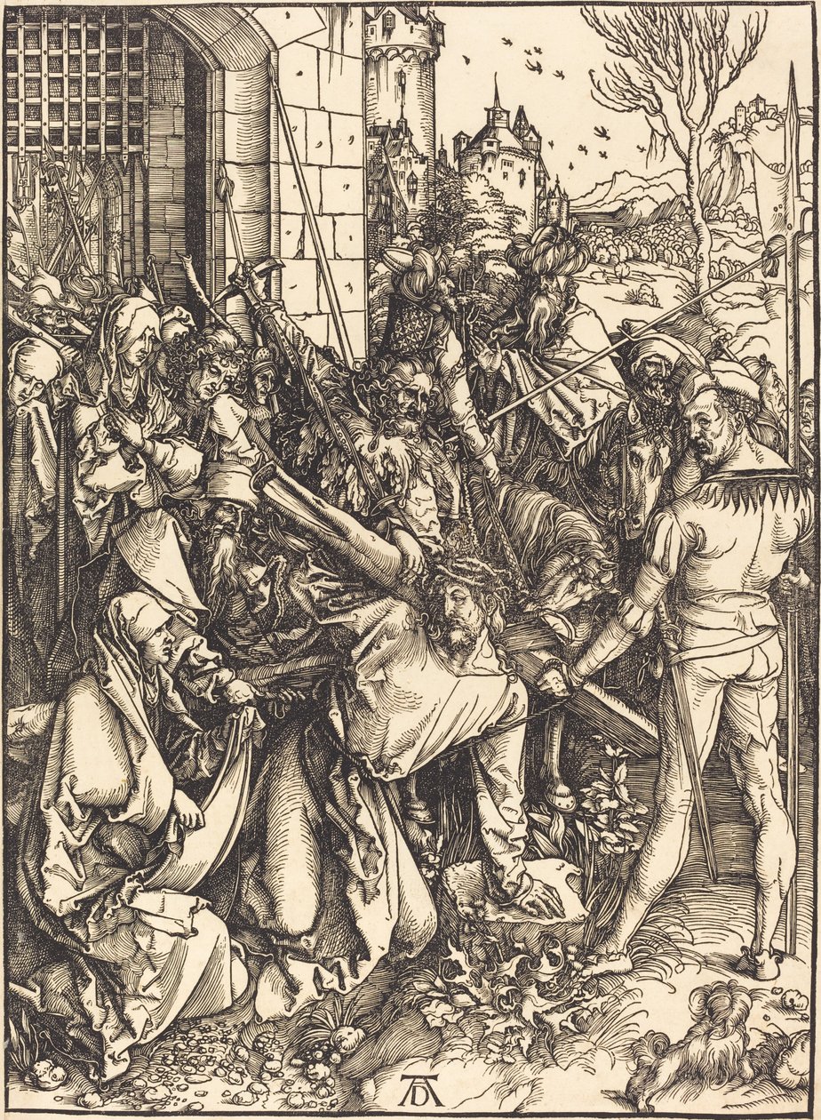 Christus Draagt het Kruis door Albrecht Dürer