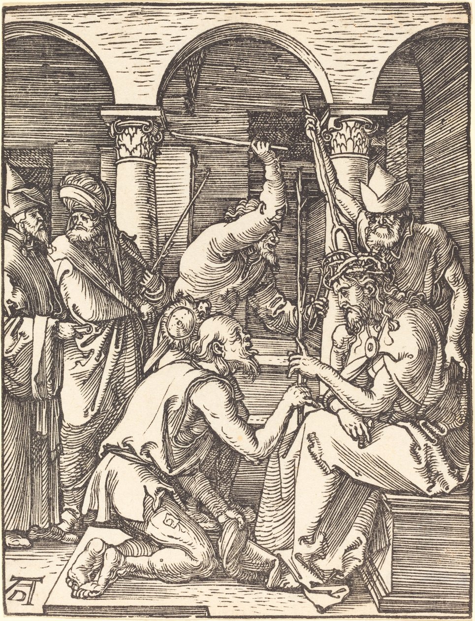 Christus gekroond met doornen door Albrecht Dürer