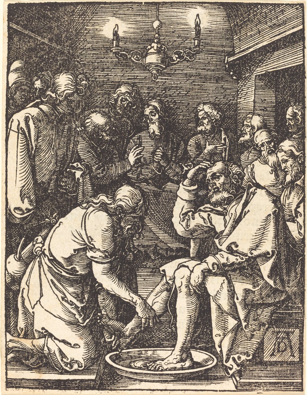 Christus Wast de Voeten van de Discipelen door Albrecht Dürer