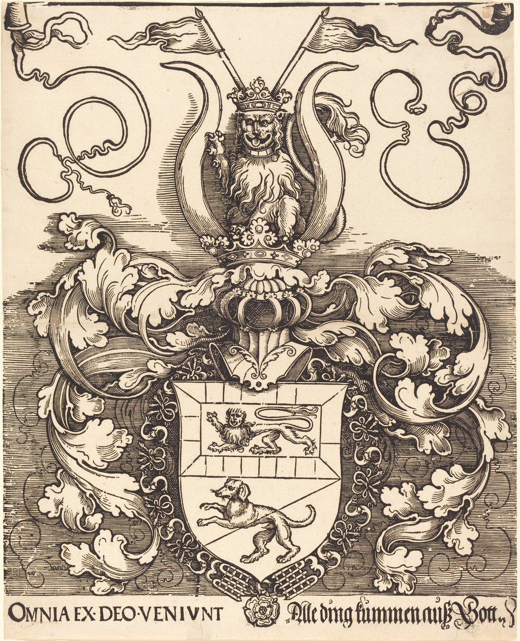 Wapen van Lorenz Staiber door Albrecht Dürer