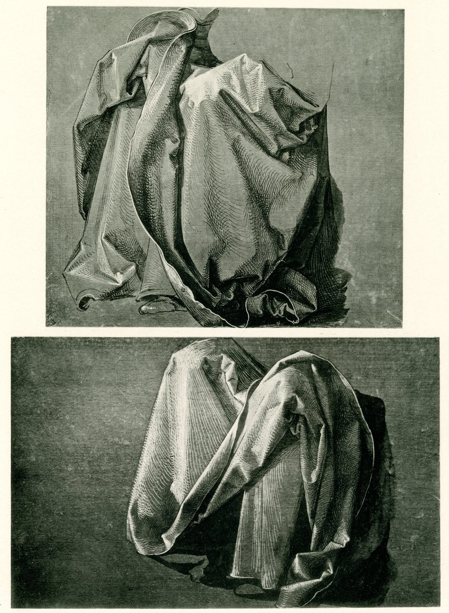 Draperiestudies door Albrecht Dürer