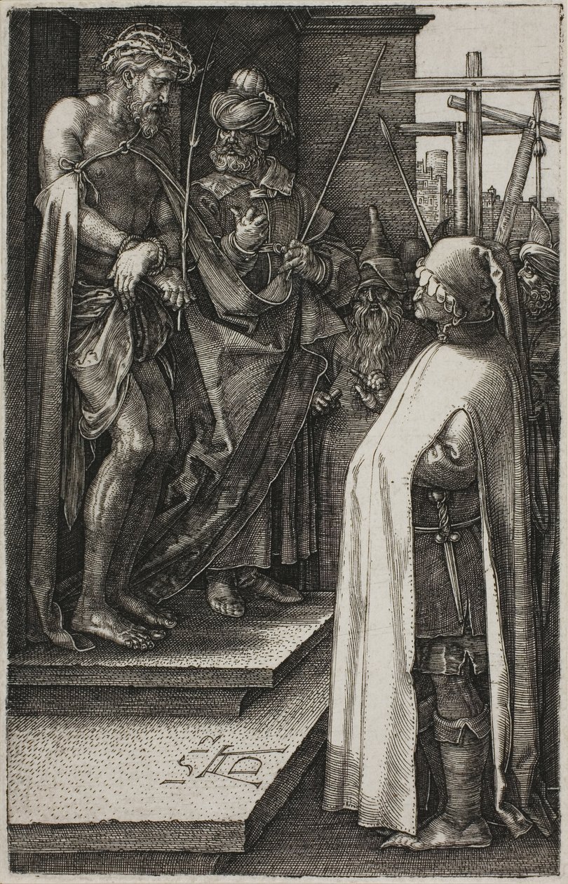 Ecce Homo, uit De Gegraveerde Passie door Albrecht Dürer