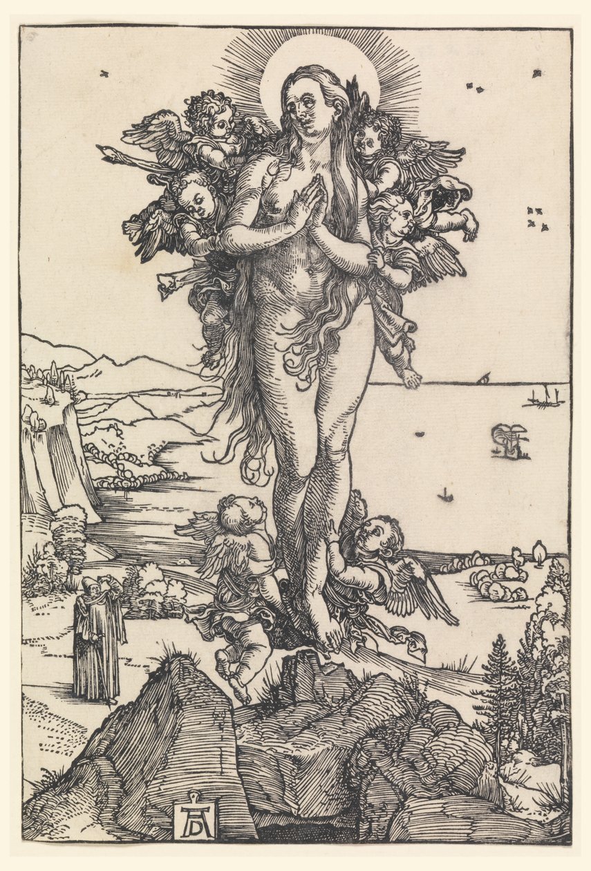 Opstand van Sint Maria Magdalena door Albrecht Dürer