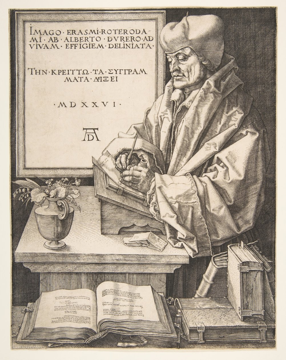 Erasmus van Rotterdam door Albrecht Dürer