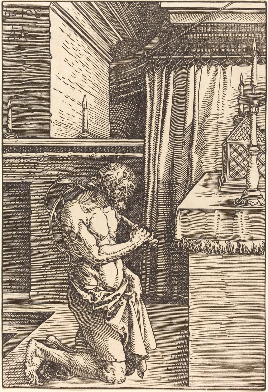 Koning David Doet Boete door Albrecht Dürer