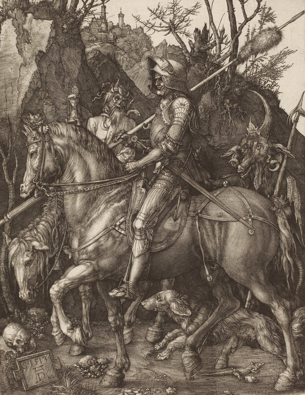 Ridder, dood en duivel door Albrecht Dürer