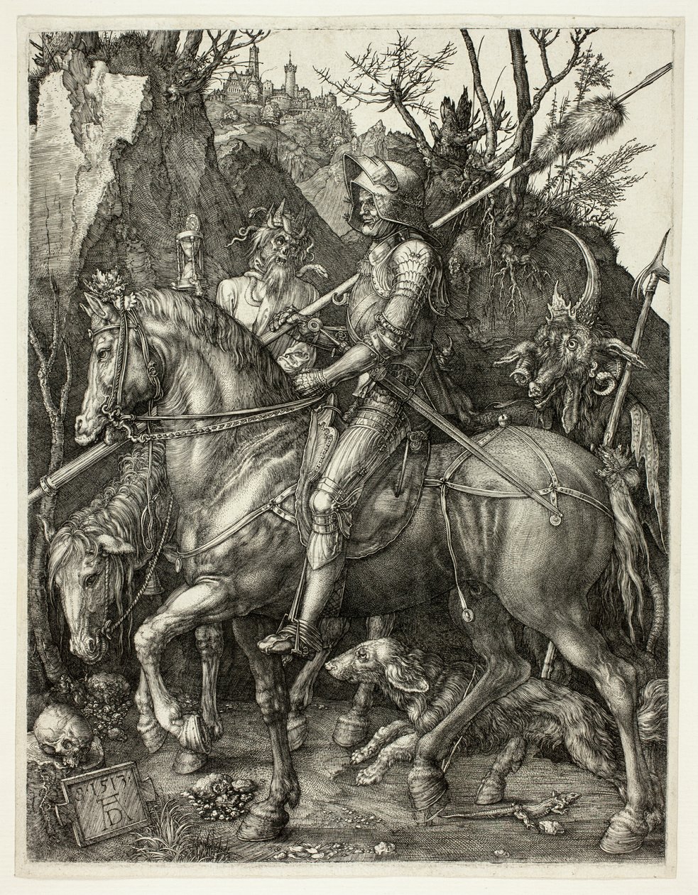 Ridder, dood en de duivel door Albrecht Dürer